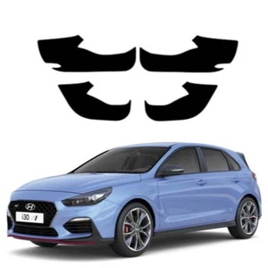 Cubierta de almohadilla de panel de puerta interior de terciopelo negro para Hyundai i30N 2018 - Imagen 1 de 5