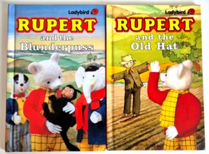 Rupert Ladybird Book Rupert And The Blunderpuss & Rupert And The Old Hat - Picture 1 of 9