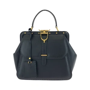GUCCI Edición Limitada Estribo 303888 Bolso de Mano con Espejo Negro Cuero GG - Imagen 1 de 10
