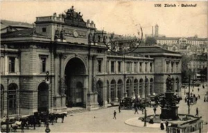 Cartolina CPA ZURIGO stazione SVIZZERA (704991) - Foto 1 di 2