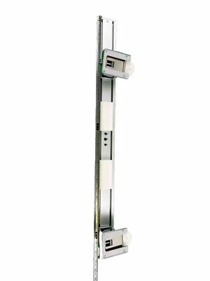 OEM Humanscale Dual monitor Arm Crossbar, Silver / White Color 27" Crossbar - Image 1 of 4