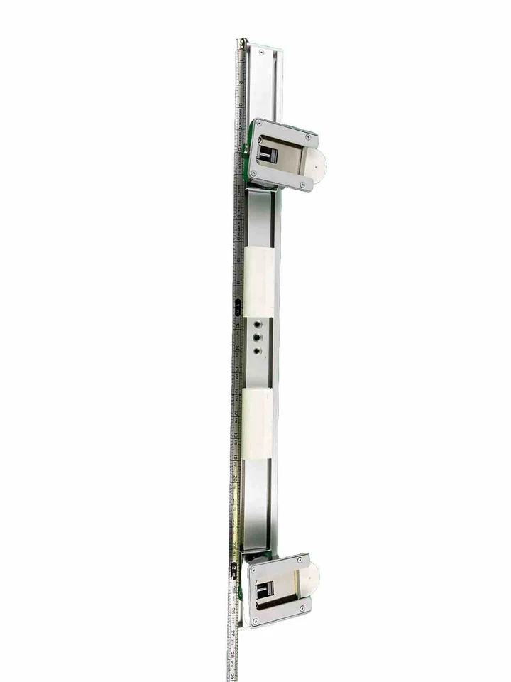 OEM Humanscale Dual monitor Arm Crossbar, Silver / White Color 27" Crossbar - Image 1 of 4