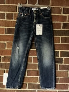 Zara Girl’s Jeans The Original Fit Size 8 NWT - Picture 1 of 4