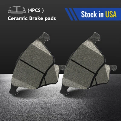 Pastilla de freno delantera cerámica 4 piezas para Audi A4 A6 S4 A4 Quattro A6 Quattro 2006-2009 Foto 1 de 4