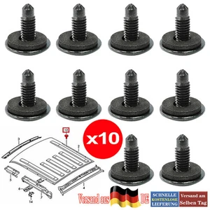 10x FÜR VW.Transporter T5 T6 T6.1 Abdeckschrauben mit Dichtung Dachträger Löcher - Bild 1 von 7