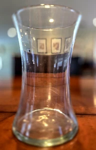 Clear Glass 8" Tall Flared Vase;5" Wide Opening; Centerpiece/Floral Crafts/Hobby - Picture 1 of 14