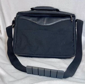 Avenue Americas schwarz gepolsterte Laptop Aktentasche Crossbody Schultertasche 16"Lx12"W - Bild 1 von 5
