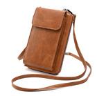 For iPhone/Samsung/Moto/Google Women PU Leather Card Wallet Shoulder Bag Case