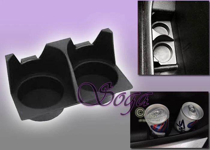 BLACK DOOR CARD CUP DRINK HOLDER FOR 1993-1998 VW MK3 GOLF JETTA CABRIO US SELL - Image 1 of 1