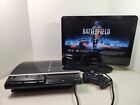 Sony PlayStation 3 PS3 Fat 80GB Black Console (CECHL01) Tested NO Sound READ