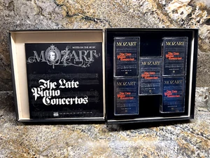 1980 Time Life Mozart THE LATE PIANO CONCERTOS 5 Cassette Set And Music Booklet - Picture 1 of 5