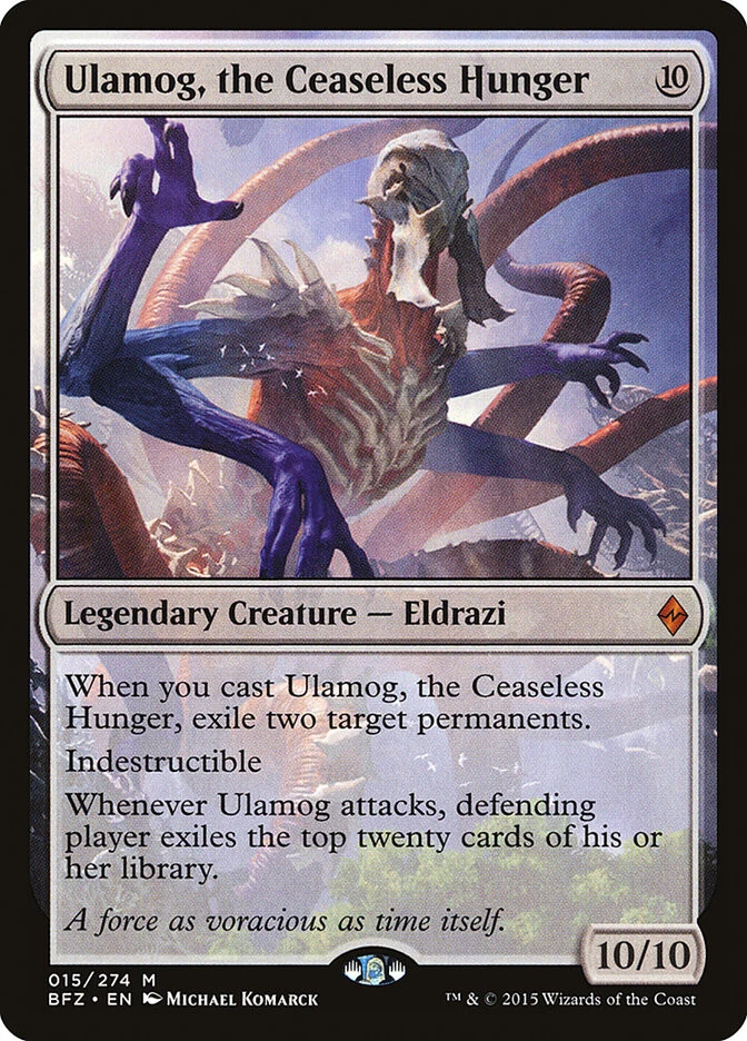 MTG Ulamog, the Ceaseless Hunger  - Battle for Zendikar #15 - Image 1 of 1