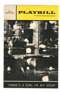 1968 There's A Girl In My Soup Magazine Playbill Theatre Play The Music Box July - Picture 1 of 4