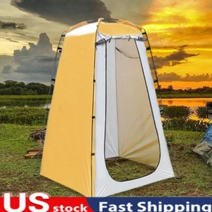 Camping Instant Tent Waterproof Camp Shower Tent Tear-resistant for Camp Fishing - Picture 1 of 18