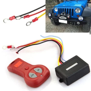 DC12V Wireless Winch Remote Control Set System Kit Fit Jeep ATV SUV Offroad - Picture 1 of 8