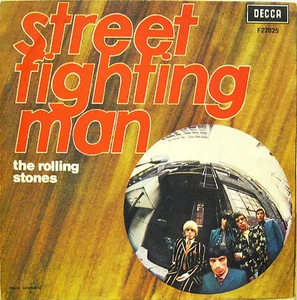 THE ROLLING STONES "STREET FIGHTING MAN" 7' Italy COVER ONLY - Picture 1 of 1