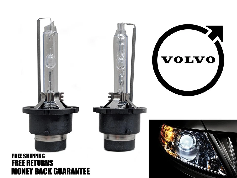 OEM HID Xenon Headlight Bulb for VOLVO S80 2004-2006 Low Beam Set of 2 - Image 1 of 1