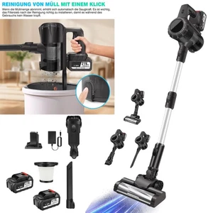 6000W Staubsauger 2Akku 6 IN 1 mit funktion Handstaubsauger kabellos HEPA Set - Bild 1 von 12