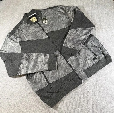 NWT Parish Nation Windbreaker Black Gray Jacket Size 4XL New Indians - Image 1 of 4