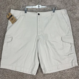 Dockers D3 Cargo Shorts Mens 42 Khaki Classic Fit Flat Front Pockets New Tags - Picture 1 of 7