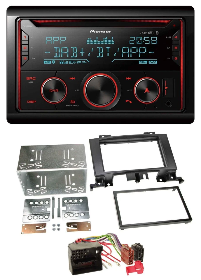 Pioneer 2DIN DAB MP3 Bluetooth USB CD Autoradio für Mercedes Sprinter W906 ab 06 - Bild 1 von 4