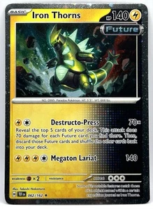 Pokemon Iron Thorns 062/162 Cosmos Holo Exclusive Checklane Blister Promo - Picture 1 of 2