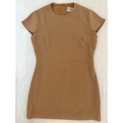 Mini vestido vaina vintage Emanuel Ungaro Emanuel bronceado años 90 para mujer pequeño 2/36 Foto 1 de 4