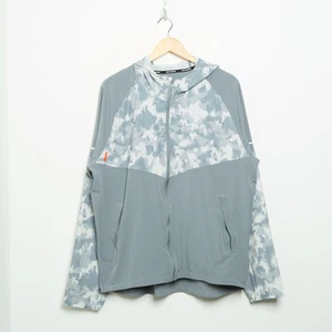 NIKE Repel Miler Camo Jacket Men's Grey SIZE L - Picture 1 of 6