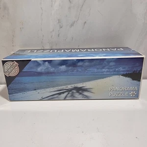 Panorama Puzzle Huahine Beach 400 pieces Cheatwell Games 700 X 200mm - Picture 1 of 6