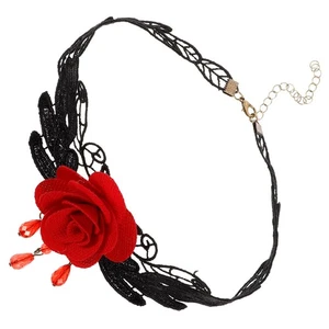 Spitzen Frau Fräulein Chokers Halskette Für Weibliche - Picture 1 of 12