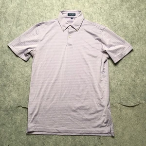 Polo Peter Millar Crown Artigianale Duetto Galaxy a Righe Uomo S Viola Performance - Foto 1 di 12