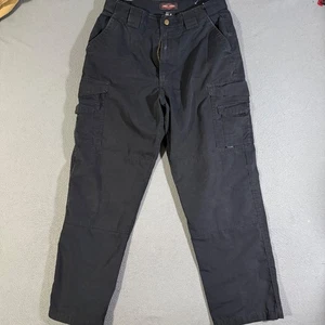 TRU-SPEC Mens Black Cargo Pants Size 34x32 Tactical Relaxed Fit Workwear - Picture 1 of 7