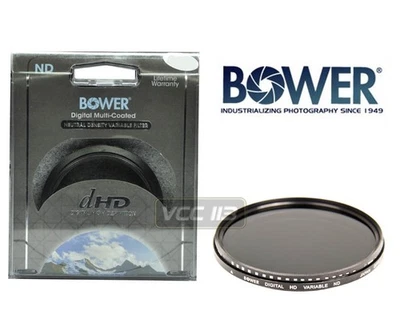BOWER NEUTRAL DENSITY VARIABLE ND FADER FILTER for EF 18-55mm 50mm f/1.4 USM - Image 1 of 2