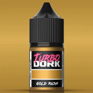 Turbo Dork: Gold Rush Metallic Acrylic Paint 22ml - Picture 1 of 2