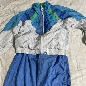 Vintage 80-90er Bocoo Windbreaker Trainingsanzug Full Zip Jacke & Hose Größe Small - Bild 1 von 6