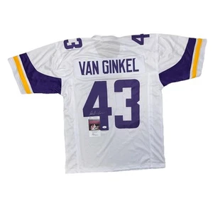 ANDREW VAN GINKEL signed autographed MINNESOTA VIKINGS Jersey w/ COA JSA CA38461 - Picture 1 of 3