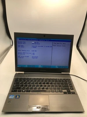 Toshiba Portege Intel Core i7-2677M 13" Laptop 6GB RAM NO SSD-MZ - Image 1 of 4
