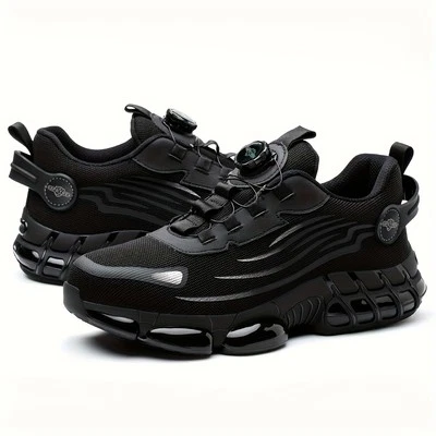 Zapatos de Trabajo Seguridad Indestructible Transpirable Puntera de Acero Botas de Trabajo Hombres Tenis Foto 1 de 4