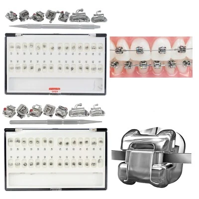 Ортодонтические самолигирующиеся металлические кронштейны Dental Damon Q Roth MBT 022 345 Ormco - Изображение 1 из 4