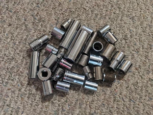 Lot Of 30 Craftsman 3/8 Drive 6 And 12 Point Sockets SAE - Picture 1 of 1