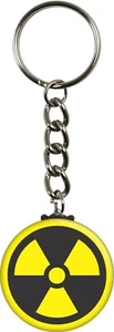 Keychain - Radiation Sign Yellow And Black Symbol Key Ring #10213 - Picture 1 of 2