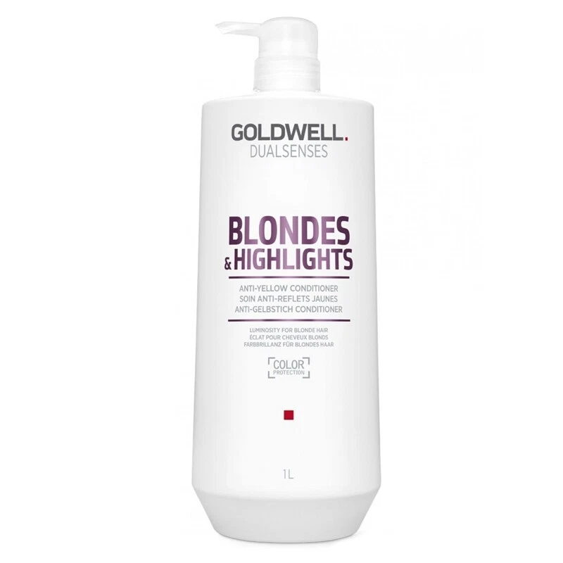 Bálsamo Para Cabello Rubio GOLDWELL DS Blondes Anti-Yellow Conditioner 1000ml - Imagen 1 de 1