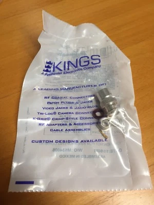 Kings Electronics KC-59-544 RF / Conector coaxial, BNC coaxial, enchufe recto,  Foto 1 de 3