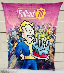 Fallout 76/EXTRA LARGE/Plush Blanket/Almost 80in x 60in/Vibrant Colors - Picture 1 of 1