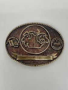 Texas Independence Association Sesquicentennial 1836-1986 Buckle - Picture 1 of 2