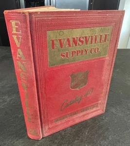 Evansville Indiana Supply Company Catalog 1948 Industrial Supplies Rare Book - Picture 1 of 11