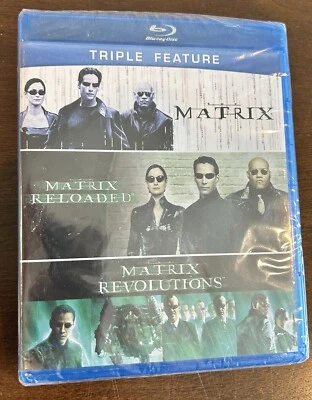 The Matrix, The Matrix Reloaded, The Matrix Revolutions Blu-Ray FACTORY SEALED🔥 - Image 1 of 4