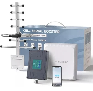 ANNTLENT Cell Signal Booster High Gain Antenna Kit Auto Level Control N30 Series - Photo 1 sur 14
