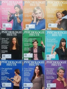 PSYCHOLOGIE HEUTE Jahrgang 2012 - 9 Hefte, guter Zustand - Bild 1 von 1