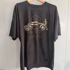 So-Cal Speed Shop Hot Rod Skeleton Tee XXL Black Cygnus Graphic T-Shirt Car Club - Bild 1 von 6